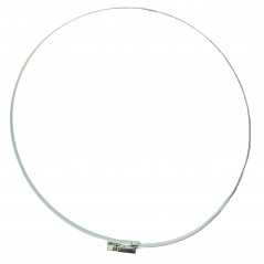 Хомут червячный обжимной оцинкованный 210-230 (1 шт.)