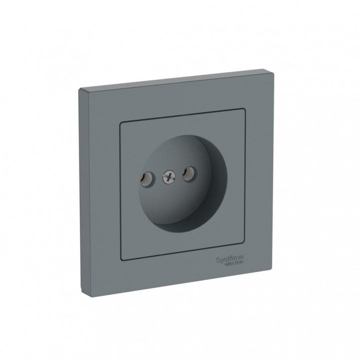 ATLASDESIGN РОЗЕТКА без заземления, 16А, в сборе, быстрозажимные клеммы, ГРИФЕЛЬ ATLASDESIGN РОЗЕТКА без заземления, 16А, в сборе, быстрозажимные клеммы, ГРИФЕЛЬ