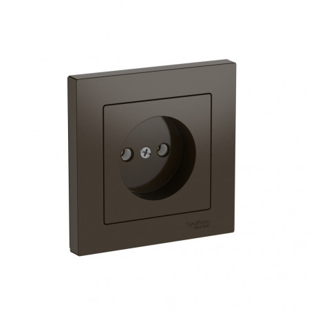 ATLASDESIGN РОЗЕТКА без заземления, 16А, в сборе, быстрозажимные клеммы, МОККО