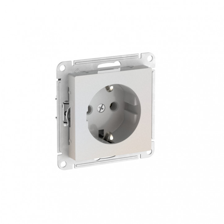 ATLASDESIGN РОЗЕТКА с заземлением, 16А, быстрозажимные клеммы, ЖЕМЧУГ ATLASDESIGN РОЗЕТКА с заземлением, 16А, быстрозажимные клеммы, ЖЕМЧУГ
