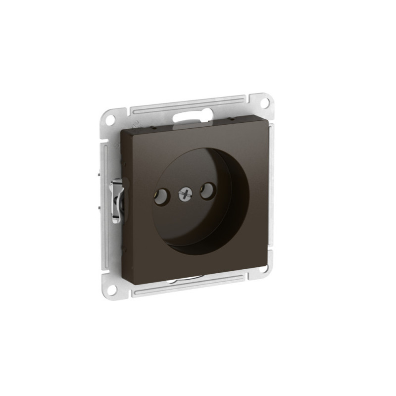 ATLASDESIGN РОЗЕТКА без заземления без шторок, 16А, быстрозажимные клеммы, МОККО