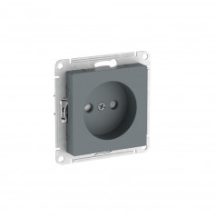 ATLASDESIGN РОЗЕТКА без заземления со шторками, 16А, быстрозажимные клеммы, ГРИФЕЛЬ
