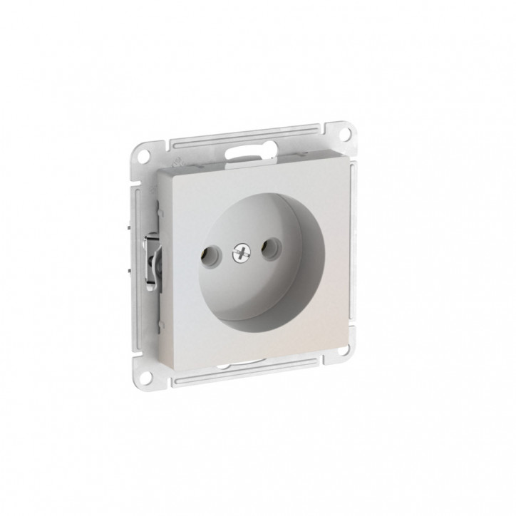 ATLASDESIGN РОЗЕТКА без заземления без шторок, 16А, быстрозажимные клеммы, ЖЕМЧУГ ATLASDESIGN РОЗЕТКА без заземления без шторок, 16А, быстрозажимные клеммы, ЖЕМЧУГ