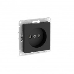 ATLASDESIGN РОЗЕТКА без заземления без шторок, 16А, быстрозажимные клеммы, КАРБОН