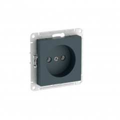 ATLASDESIGN РОЗЕТКА без заземления без шторок, 16А, быстрозажимные клеммы, ИЗУМРУД