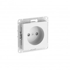 ATLASDESIGN РОЗЕТКА без заземления со шторками, 16А, быстрозажимные клеммы, БЕЛЫЙ
