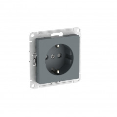 ATLASDESIGN РОЗЕТКА с заземлением со шторками, 16А, быстрозажимные клеммы, ГРИФЕЛЬ