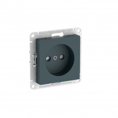 ATLASDESIGN РОЗЕТКА без заземления со шторками, 16А, быстрозажимные клеммы, ИЗУМРУД