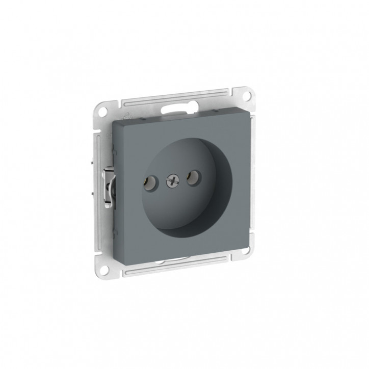 ATLASDESIGN РОЗЕТКА без заземления без шторок, 16А, быстрозажимные клеммы, ГРИФЕЛЬ