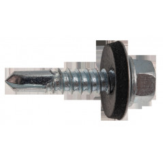 Саморез кровельный 4.8Х 19 с буром ZN ( 6500 шт)