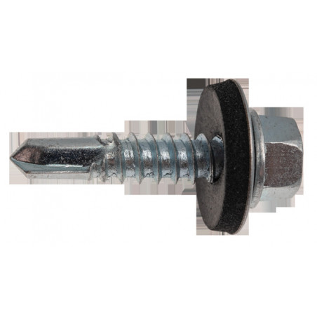 Саморез кровельный 6.3Х 51 с буром ZN ( 1500 шт)