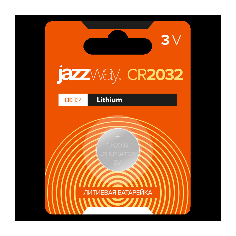 Элемент питания литиевый CR2032 BL-1 JAZZway