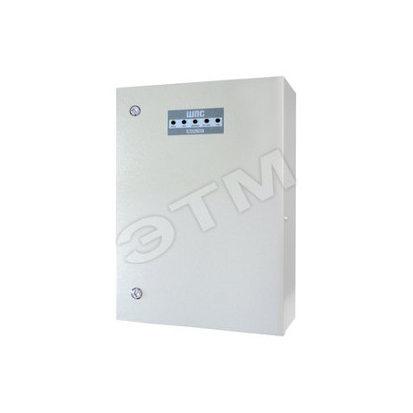 Шкаф для установки приборов системы Орион на DINрейки. Содержит источник питания 24В - 2 А. Два изолированных интерфейса RS-485.