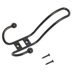 СТАНДАРТ 208 A BL матовый черный ЕВРОПАКЕТ крючок-вешалка (240,30)