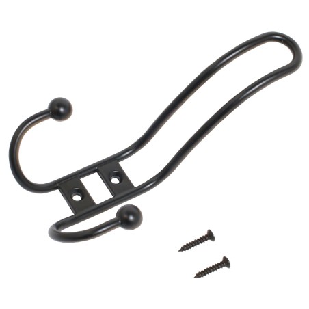 СТАНДАРТ 208 A BL матовый черный ЕВРОПАКЕТ крючок-вешалка (240,30)