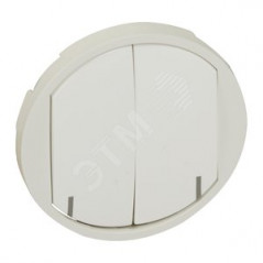 Клавиша управляющего устройства 2-канального MyHome Play Zigbee белый