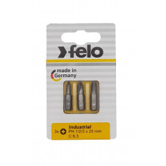 Бита крестовая PH 1/PH 2/PH 3X25, 3 шт в блистере