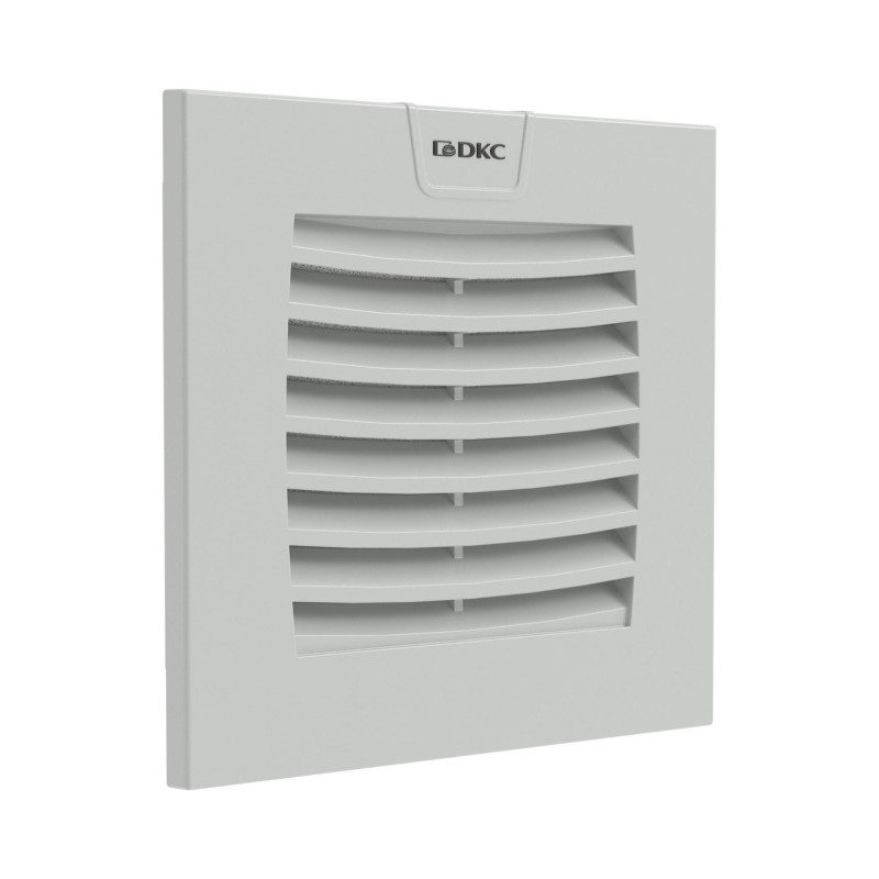 Вентиляционная решетка с фильтром ЭМС 120x120 мм, IP54