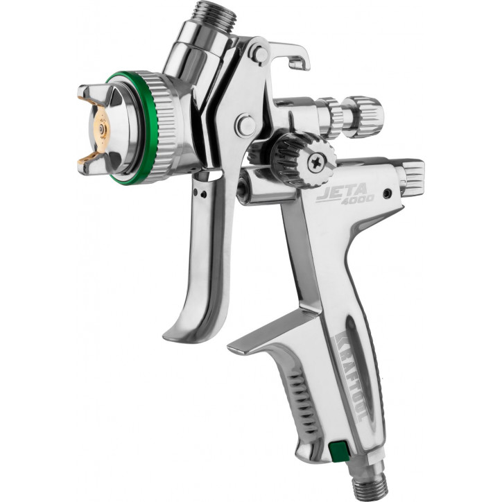 Краскопульт пневматический ''PRO'' Jeta 4000 HVLP c верхним бачком, 1.3мм Краскопульт пневматический ''PRO'' Jeta 4000 HVLP c верхним бачком, 1.3мм