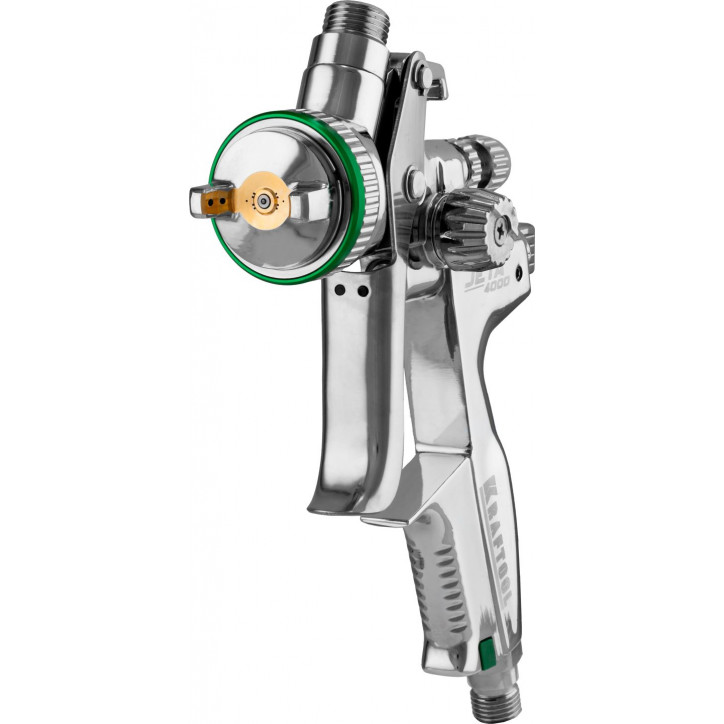 Краскопульт пневматический ''PRO'' Jeta 4000 HVLP c верхним бачком, 1.3мм Краскопульт пневматический ''PRO'' Jeta 4000 HVLP c верхним бачком, 1.3мм