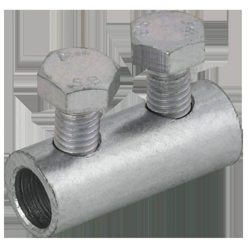 Зажим соединительный прямой пруток-пруток 6-8мм оцинкованная сталь IEK