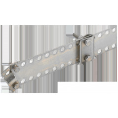 Держатель проводника круглого 5-10мм водосточная труба до 30мм оцинкованная сталь IEK