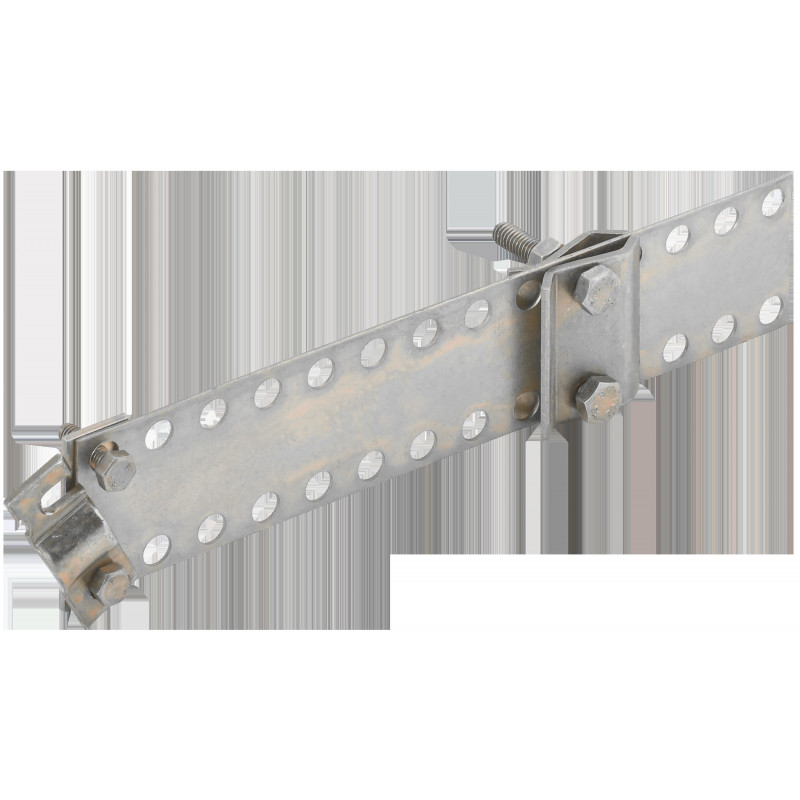 Держатель проводника круглого 5-10мм водосточная труба до 30мм оцинкованная сталь IEK