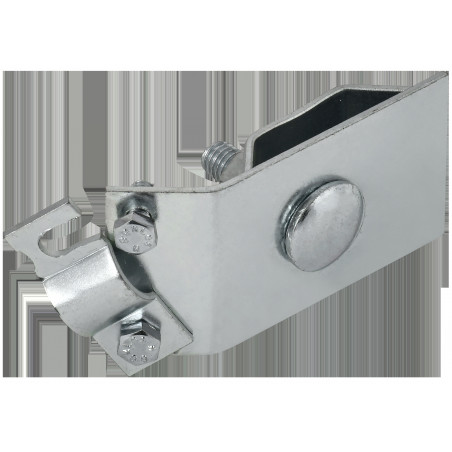 Держатель проводника круглого 6-10мм желоб водостока оцинкованная сталь IEK