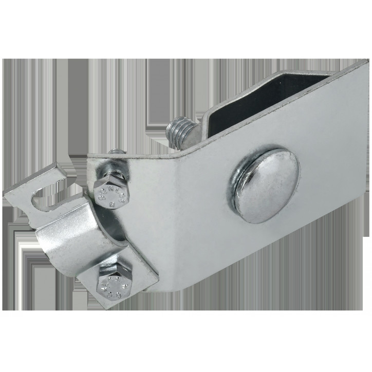 Держатель проводника круглого 6-10мм желоб водостока оцинкованная сталь IEK