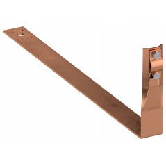 Держатель проводника круглого 6-10мм черепичная кровля L-380мм медь IEK