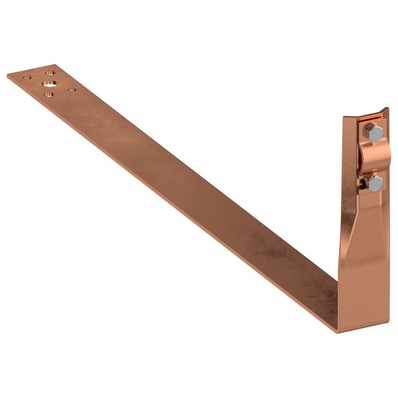 Держатель проводника круглого 6-10мм черепичная кровля L-380мм медь IEK