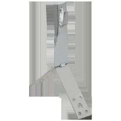 Держатель проводника круглого 6-8мм для конька h-80мм оцинкованная сталь IEK