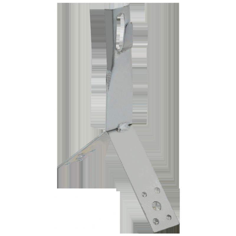 Держатель проводника круглого 6-8мм для конька h-80мм оцинкованная сталь IEK