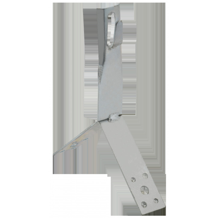 Держатель проводника круглого 6-8мм для конька h-80мм оцинкованная сталь IEK Держатель проводника круглого 6-8мм для конька h-80мм оцинкованная сталь IEK