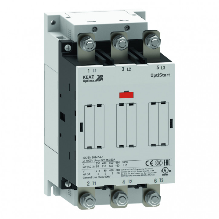 Контактор OptiStart K-AF-195-30-00-E400 с катушкой AC/DC с электронным управлением Контактор OptiStart K-AF-195-30-00-E400 с катушкой AC/DC с электронным управлением