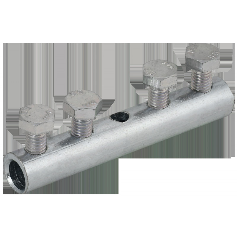 Зажим соединительный прямой пруток-пруток 6-10мм оцинкованная сталь IEK