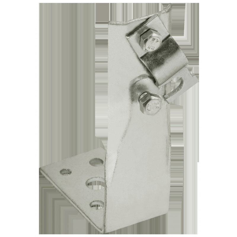 Держатель проводника круглого 6-10мм винтовой угловой h-60мм нержавеющая сталь IEK