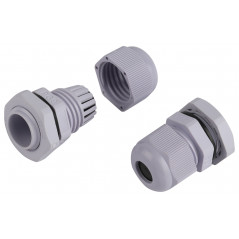 Ввод кабельный сальник NO-224-230 PG 9 (d отв.16 мм / d провод.4-8 мм) IP54 (упаковка 20 штук)