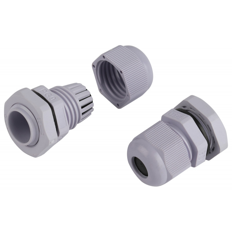 Ввод кабельный сальник NO-224-230 PG 9 (d отв.16 мм / d провод.4-8 мм) IP54 (упаковка 20 штук)