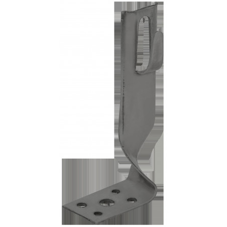 Держатель проводника круглого 6-8мм угловой скрытый h-140мм оцинкованная сталь TD IEK