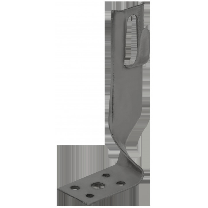 Держатель проводника круглого 6-8мм угловой скрытый h-140мм оцинкованная сталь TD IEK Держатель проводника круглого 6-8мм угловой скрытый h-140мм оцинкованная сталь TD IEK