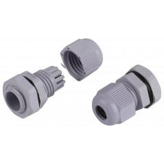 Ввод кабельный сальник NO-224-229 PG 7 (d отв.13 мм / d провод.3-6.5 мм) IP54 (упаковка 20 штук)