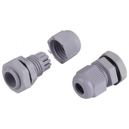 Ввод кабельный сальник NO-224-229 PG 7 (d отв.13 мм / d провод.3-6.5 мм) IP54 (упаковка 20 штук)