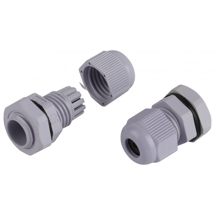 Ввод кабельный сальник NO-224-229 PG 7 (d отв.13 мм / d провод.3-6.5 мм) IP54 (упаковка 20 штук)