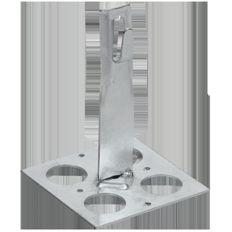 Держатель проводника круглого 6-8мм для плоской кровли h-150мм оцинкованная сталь IEK