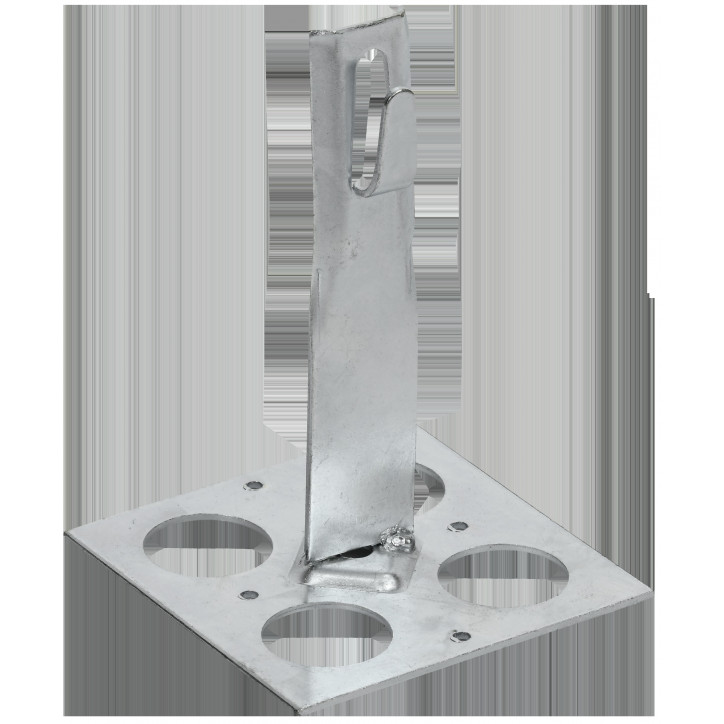 Держатель проводника круглого 6-8мм для плоской кровли h-150мм оцинкованная сталь IEK Держатель проводника круглого 6-8мм для плоской кровли h-150мм оцинкованная сталь IEK