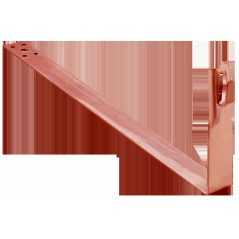 Держатель проводника круглого 6-8мм черепичная кровля L-380мм медь IEK