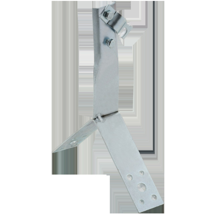 Держатель проводника круглого 6-10мм винтовой для конька h-100мм оцинкованная сталь IEK Держатель проводника круглого 6-10мм винтовой для конька h-100мм оцинкованная сталь IEK