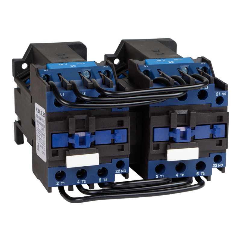 Контактор реверсивный ПМЛ-1566ДМ-16А-220DC-УХЛ4-Б-