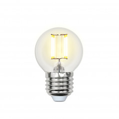 Лампа светодиодная. Форма ''шар'', прозрачная. Air. (4000K). LED-G45-6W/NW/E27/CL GLA01TR